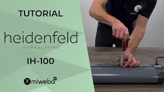 💡 TUTORIAL: Heidenfeld Heizstrahler IH100 | Anleitung | Bedienung 2023