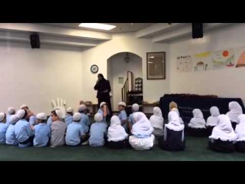 1st grade salah ceremony part 1 Brighter Horizons Academy
