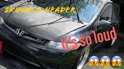 Skunk 2 alpha header install | 8th gen civic Si