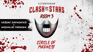 VÁŽENÍ ZÁPASNÍKŮ & MEDIÁLNÍ TRÉNINK ŽIVĚ | #ClashOfTheStars room 3