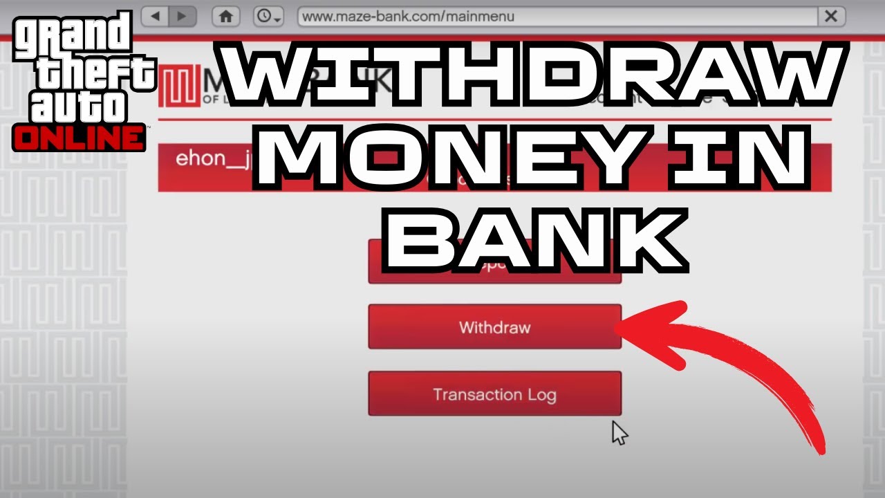 How To Withdraw Money In Bank In GTA 5 Online 2024 YouTube 