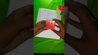 How to solve a 3 by 3 rubiks cube trick shorts youtubeshorts shortsvideo short