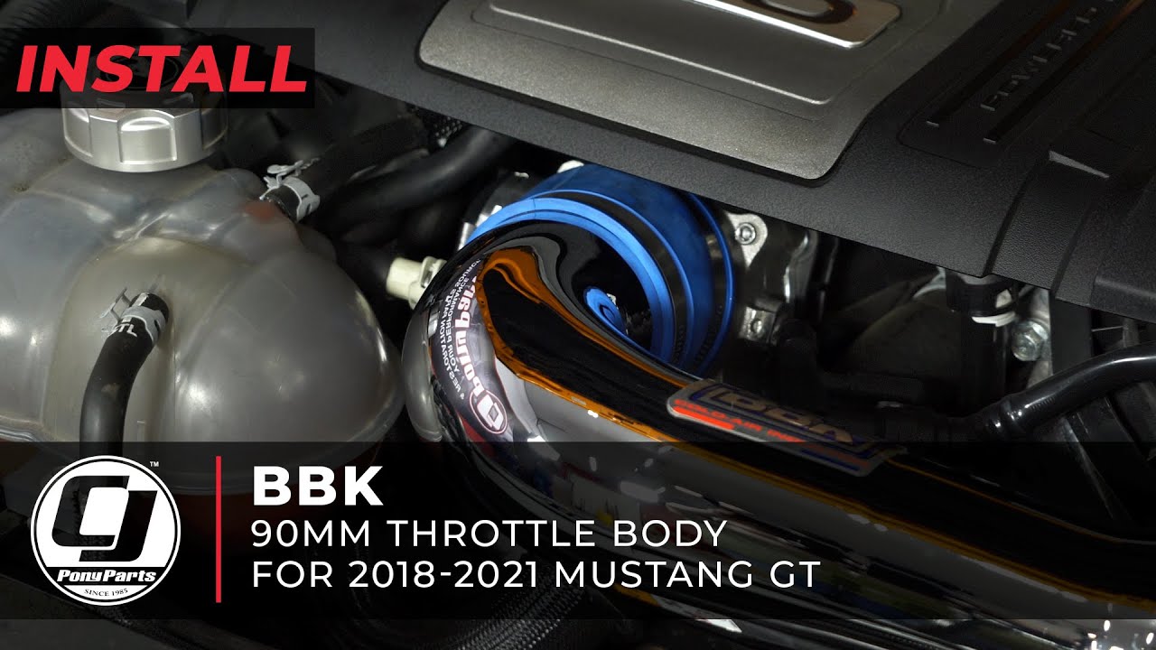 2018-2022 Mustang GT | BBK Throttle Body 90MM - YouTube