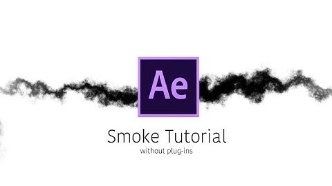 AFTER EFFECTS: LOST Smoke Monster/ Death Eater Smoke Tutorial (without plugins)