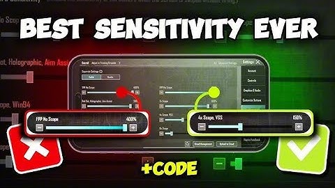 BGMI 3.6 UPDATE SENSITIVITY CODE | BGMI BEST SENSITIVITY SETTINGS | BGMI ZERO RECOIL SENSITIVIT#2025