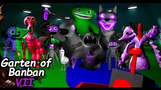 All MONSTERS and JUMP SCARES Garten of Banban 7!!