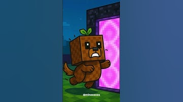 MINECRAFT DOG vs NETHER PORTAL – UNBELIEVABLE ESCAPE!😱🔥