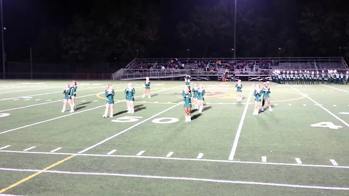 STVM cheerleading halftime cheer and dance