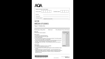 Combined 2025 AQA GCSE Media Studies Paper 1 Question Paper And Mark Scheme 8572 1 Media One