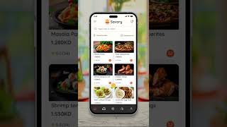 How to create a restaurant food ordering app #foodapp #mobileappdesign #uiuxdesign screenshot 3
