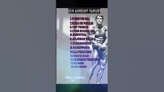 Gym workout motivation song tamil//morning vibezzz//Best workout playlist...