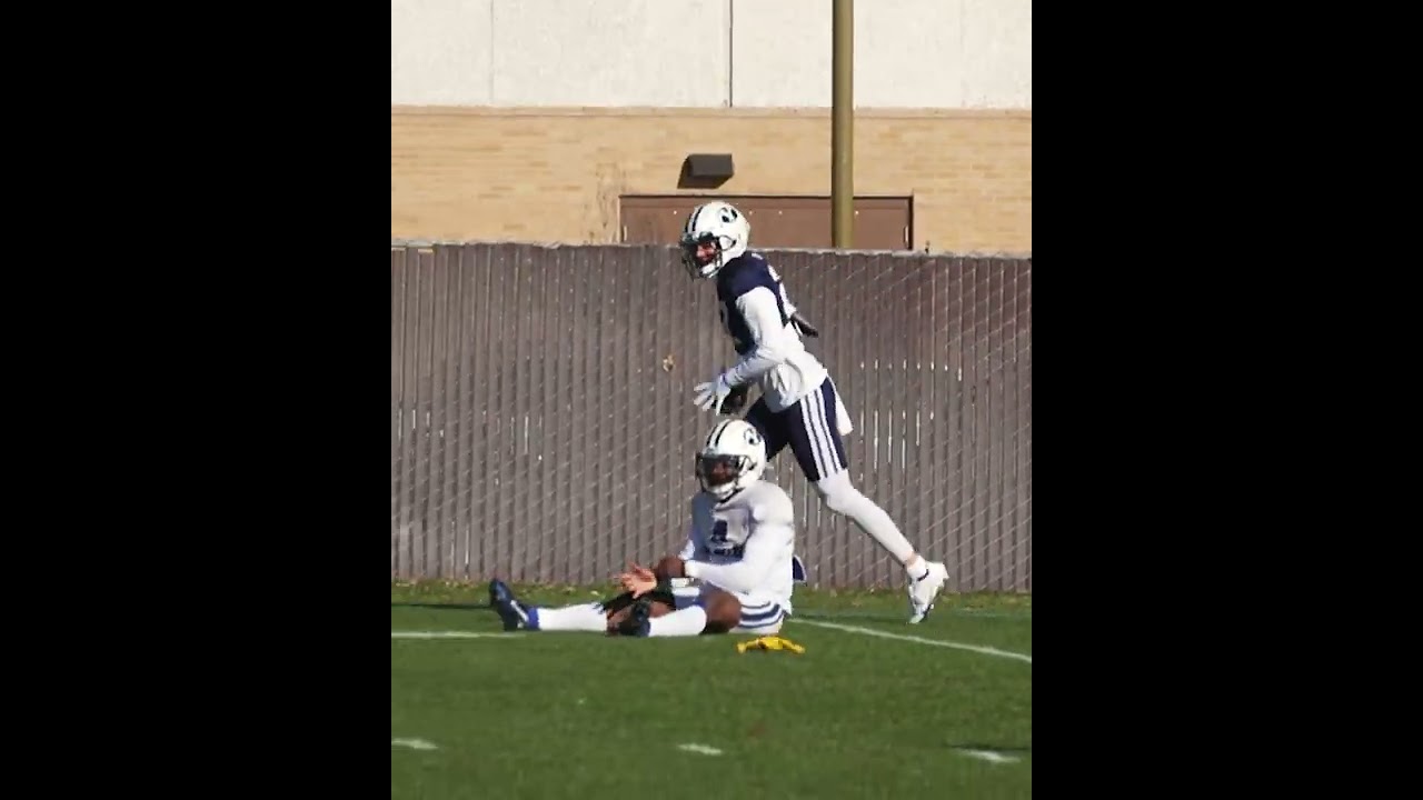 BYU Football Receiver Keanu Hill Hauls In Three TD Catches