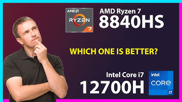 AMD Ryzen 7 8840HS vs INTEL Core i7 12700H Technical Comparison
