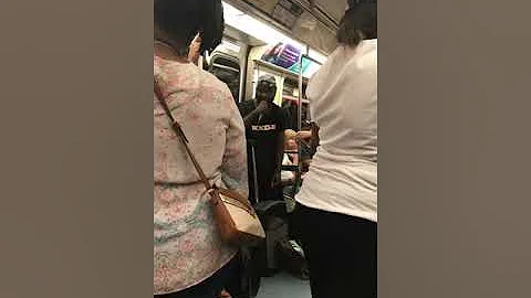 NYC Subway Rapper