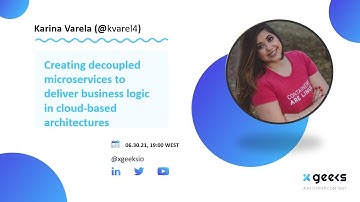 Creating decoupled microservices to deliver business logic in cloud-based architectures