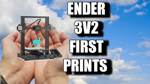3D Printing first prints (Ender 3 v2)