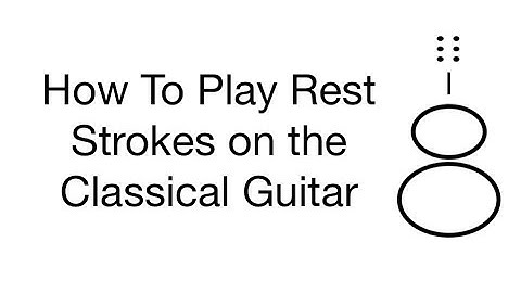 How to Play Rest Strokes on a Classical Guitar