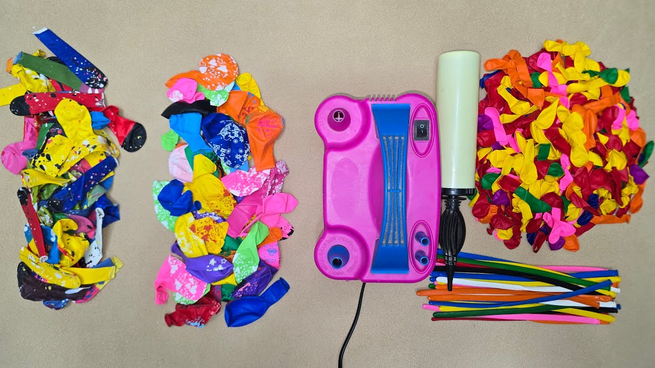 Stress Relief ASMR 🎧 Colorful Balloon’s Popping Completion 💥🎈