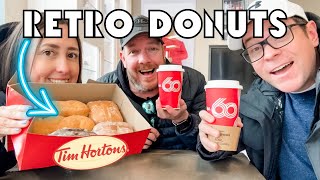 Tim Horton&#39;s Retro Doughnuts | 60th Anniversary foods return!