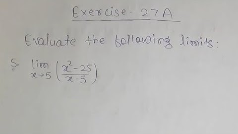Limits/Ex 27A /Q no 5/6/7 R S Aggarwal Class 11th Math