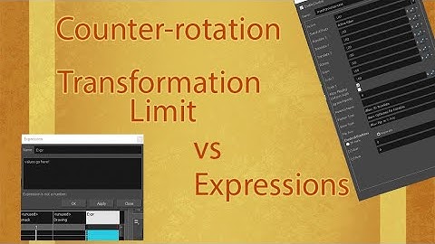 Lazy Counter-rotation in harmony
