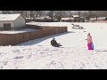 Fort Smith families enjoy snow day with outdoor adventures