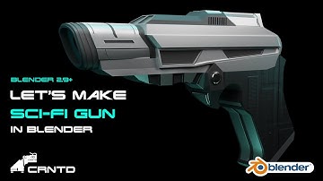 Make Sci-Fi Gun In Blender | Part 1 | Hard Surface Sci-Fi Weapon | Blender Tutorial