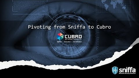 Sniffa Pivot to Packet Captures on a Cubro Omnia 10 Appliance