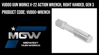 Vudoo Gun Works V-22 Action Wrench, Right Handed, Gen 3 - VUDOO-WRENCH