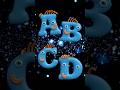 ABC Song Shorts | A–Z Uppercase Alphabet Monsters | Fun ABC for Kids #abcsong #alphabetsong