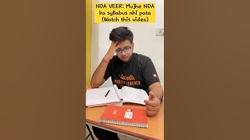 NDA Syllabus explained in one minute | Harsh sir #shorts #nda #ndasyllabus