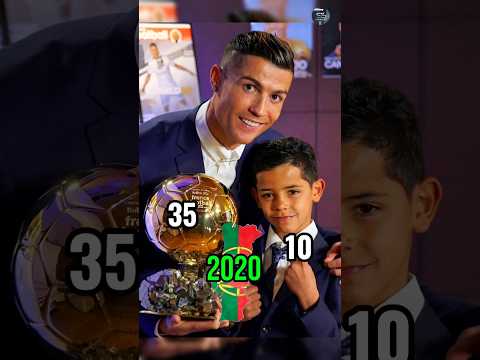 Cristiano Ronaldo & His Son Age Evolution (2012–2026)