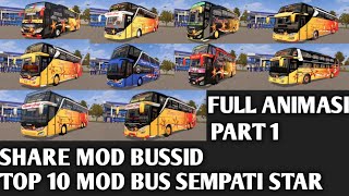 SHARE MOD BUSSID // TOP 10 MOD BUS SEMPATI STAR || MOD 2023. screenshot 2