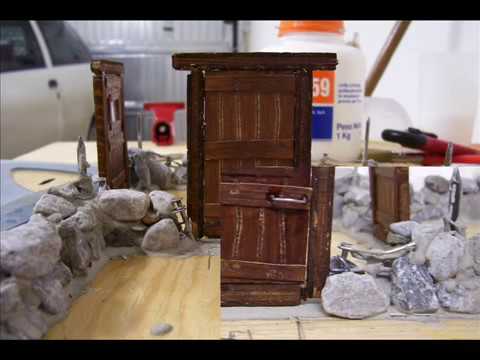 Costruzione di una baita in miniatura parte 1 youtube Come costruire una casa in miniatura