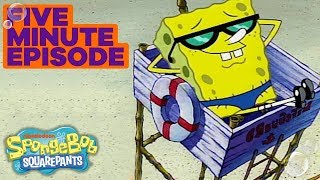 On Duty 🏖️ in 5 Minutes | SpongeBob