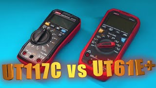 UNI-T UT117C vs UT61E+ сравнение