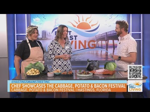 Video still: Chef Showcases the Cabbage, Potato & Bacon Festival