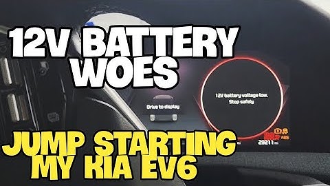 Jump-starting my dead 12v battery on my Kia EV6: Kia needs to address this!