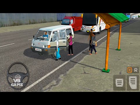 Mitsubishi L300 Van Mod Driving – Bus Simulator Indonesia Gameplay