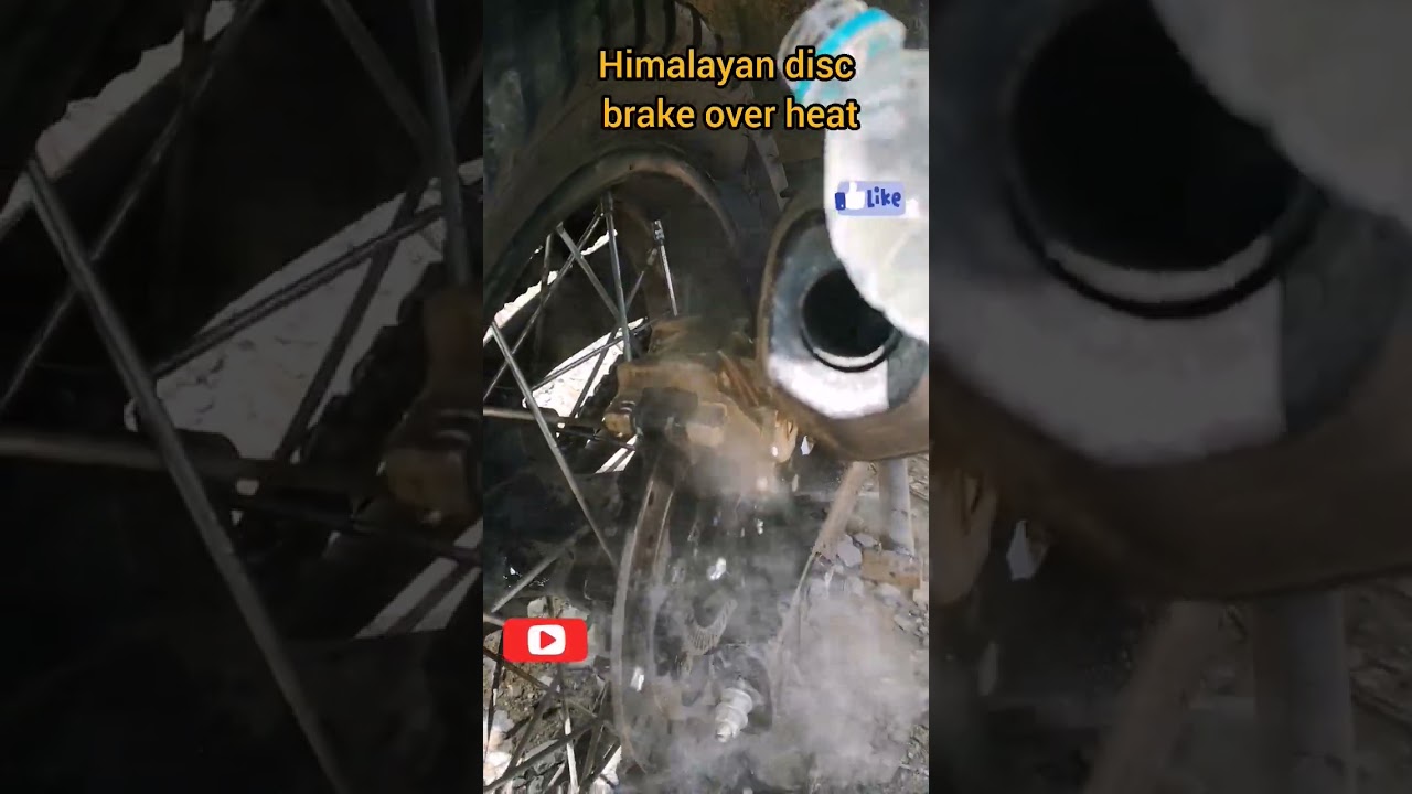 Royal Enfield Himalayan disc brake over heat 