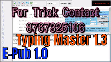 Data Entry Trick E-Pub 1.0 | Typing Master 1.3 | Image to typing 2.5..etc..For Trick Cont-8767325106