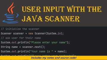 #7 | User input with the Java Scanner | Java tutorial for beginners