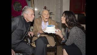 Catherine Zeta Jones Wishes Kirk Douglas a Happy Birthday