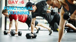 DAY-6 FUNCTIONAL TRAINING AT HOME. #functionaltraining #workout #exercise #games #sports #gymworkout