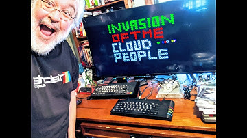 LOVE LOVE Spectrum Next - Testing Invasion Of The Cloud People - What A Blast!  Retro Computer Fun