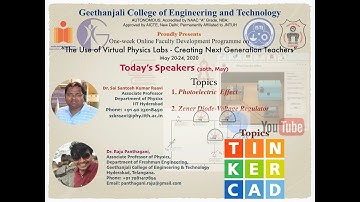 Day-1, one week national level online FDP