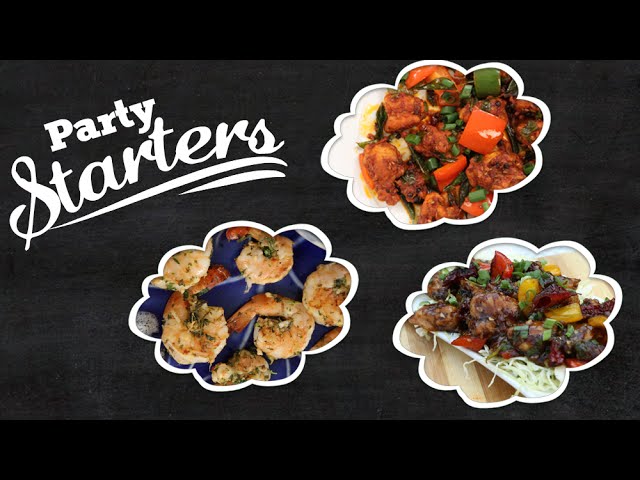 Party Starters | Easy To Make Crowd Pleasing Homemade Starter Recipes | Get Curried