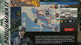 Axis Campaign Balkans Campaign #6 (No Generals) World Conqueror 4