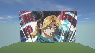 JoJo’s Bizarre Adventure STONE OCEAN Jolyne Cujoh | Minecraft Pixel Art 😎 #shorts