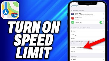 How To Turn On Speed Limit On Apple Maps (2025) - Easy Fix